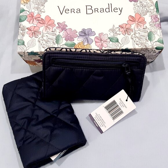 Set of Vera Bradley Double Eye Case & Essential Wallet - Picture 3 of 5